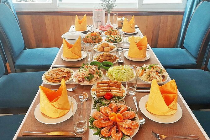 1 Day Tour to Halong Bay Cruise from 3 - 5 star Cruise & Transfer - Arrival on Tuan Chau: Lunch, Boarding, and the Start of the Cruise
