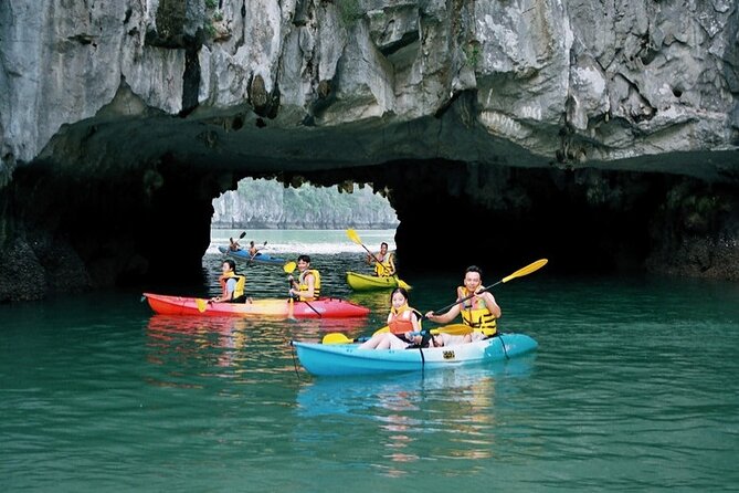 1 Day Tour to Halong Bay Cruise from 3 - 5 star Cruise & Transfer - Hang Luon Cave Paddling: Optional Fun, Extra Cost, and a Skill Check