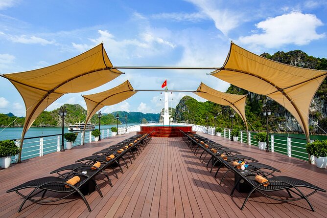 2-Days Aspira Cruise Tour around Hanoi- Halong- Lan Ha Bay - Onboard comfort: jacuzzi deck time, fitness options, and real downtime