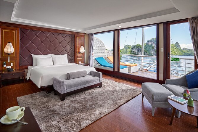 2 Days Gem Cruise Guided Tour in Halong Bay - Day 2: Dark and Light Cave Morning, Then Room Service Back Toward Hanoi