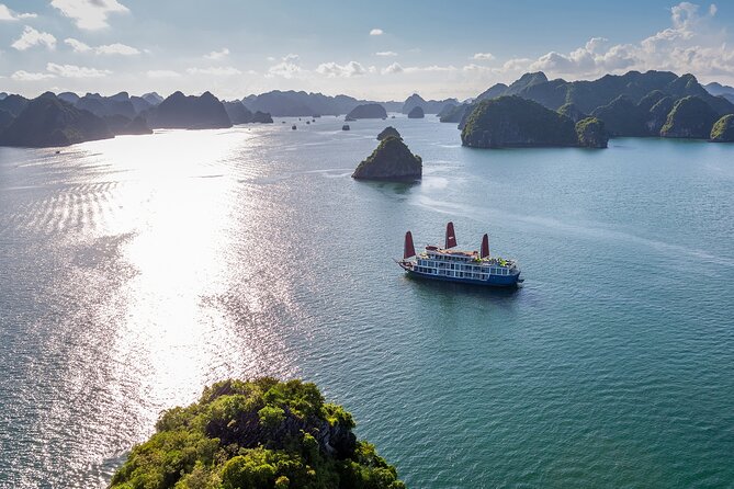 2 Days Gem Cruise Guided Tour in Halong Bay - Day 1: Tuan Chau to Lan Ha Bay With Lunch, Kayaking, and a Natural Lagoon