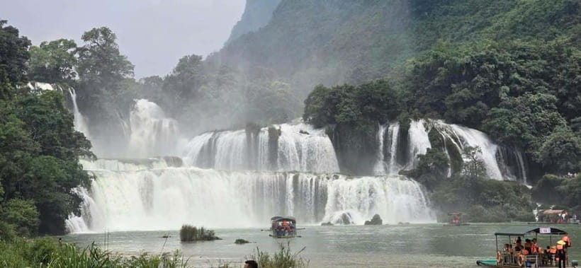 2-Night 1-Day Explore Ban Gioc Waterfall - Nguom Ngao Cave - Truc Lam pagoda: a calm reset before evening options