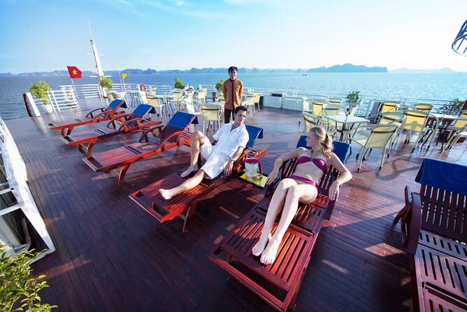 2D1N Ha Long Bay by Calypso Cruise, Caves, Meals, Transfer - Kayaking around Tra Bau Floating Village or Trung Trang Cave