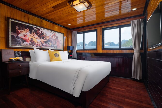 2D1N: Halong Bay 4-Star Cruise - Cave, Kayak, Swim, Meals - Day 1: pickup timing, check-in, and the first Ha Long Bay views