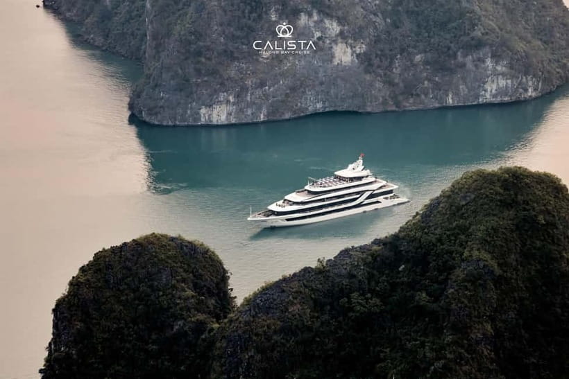 2D1N Halong Bay 6-Star Cruise: Fine Dining, Cave & Kayaking - Day 1: Tuan Chau → Sung Sot Cave → Titop Island → Sunset Cooking
