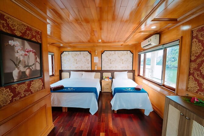 2D1N in less tourist area cruise with 5-10 pax, kayaking, biking - Leaving Hanoi early: a cruise that targets the calmer side of Lan Ha Bay