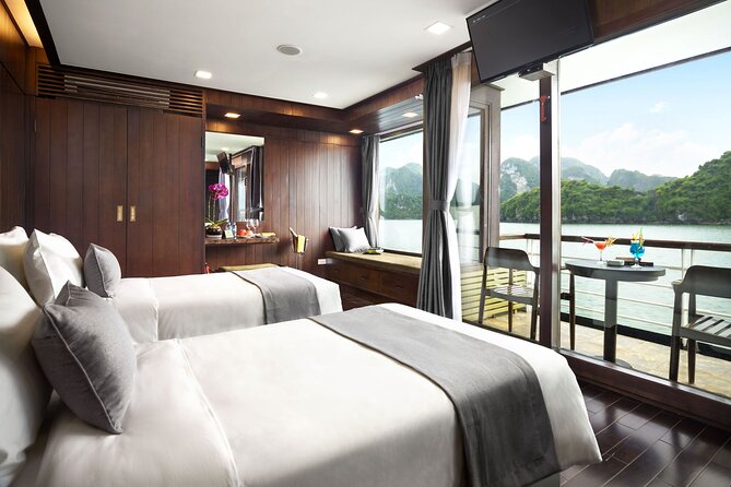 3-Day Halong Orchid Cruises - Day 3: Lan Ha morning calm with tai chi on the sundeck