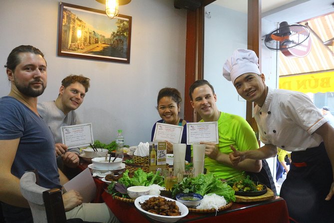 3 Dishes cooking + Egg Coffee bonus & Local Market Tour - Then you eat: lunch and dinner you cooked yourself