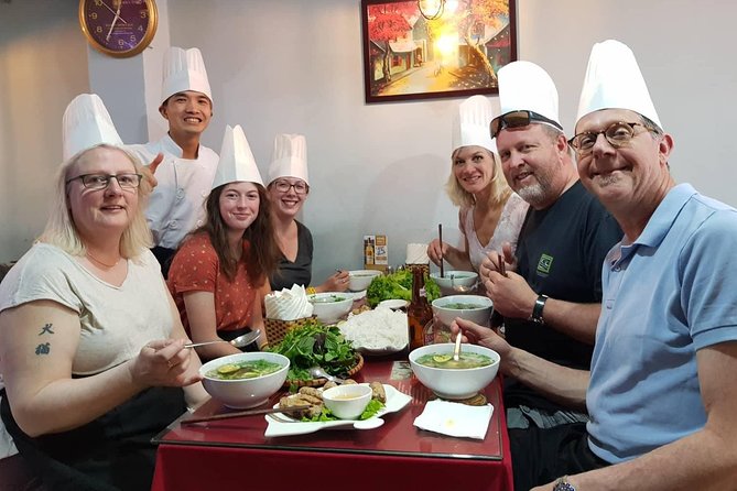 3 Dishes cooking + Egg Coffee bonus & Local Market Tour - The middle act: prepping, washing, and pacing the kitchen