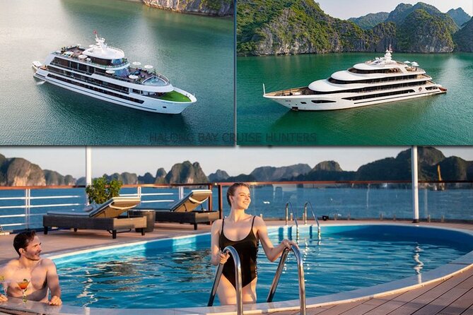 5/6/6++ stars All-Inclusive 2d/1n-ULTRA LUXURY STYLE-cruising LIKE A BOSS - Luxury Starts in Hanoi: Limo Transfers and Tuan Chau Check-In