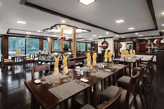 All-Inclusive 3 Day/2 Night Halong Luxury Cruise Meals, Cave, Kayaking, Swimming - Dark & Light Cave in Lan Ha: kayaking beats the crowds