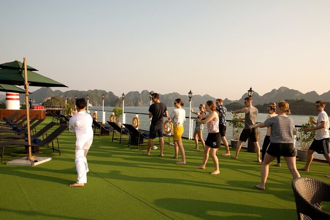 All-Inclusive 3 Day/2 Night Halong Luxury Cruise Meals, Cave, Kayaking, Swimming - Day 3: sunrise views, Thien Canh Son, and Luon Cave kayaking