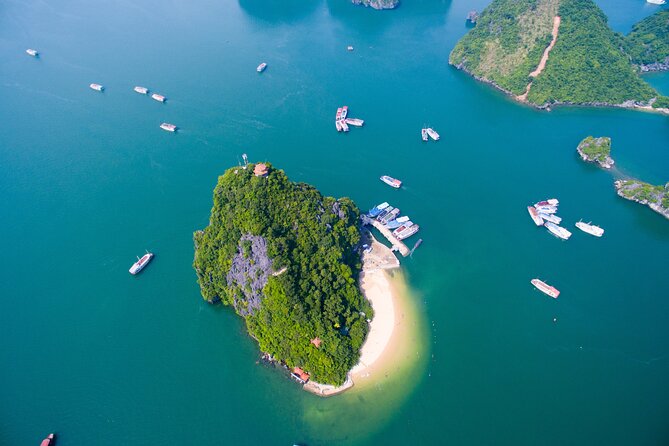 All Inclusive Cruise Tour at Halong Bay - Ti Top Island: swimming, climbing, and a built-in sunset moment