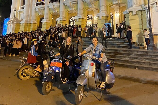 Amazing Vespa Night Tour For Food Lover - Stop 1: St. Joseph’s Cathedral at night