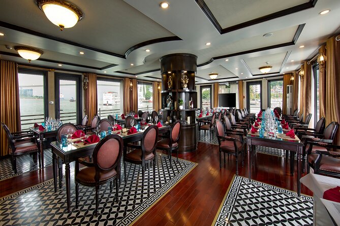 Athena Royal Cruise - Luxury Halong Bay Overnight Cruise 2D1N Tour - The onboard vibe: staff support and included meals