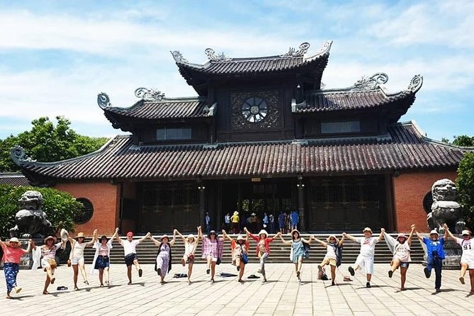 Bai Dinh Pagoda, Trang An boat and Mua Cave Limousine from Hanoi - Bai Dinh Pagoda: record-size statues and an electric-car shortcut