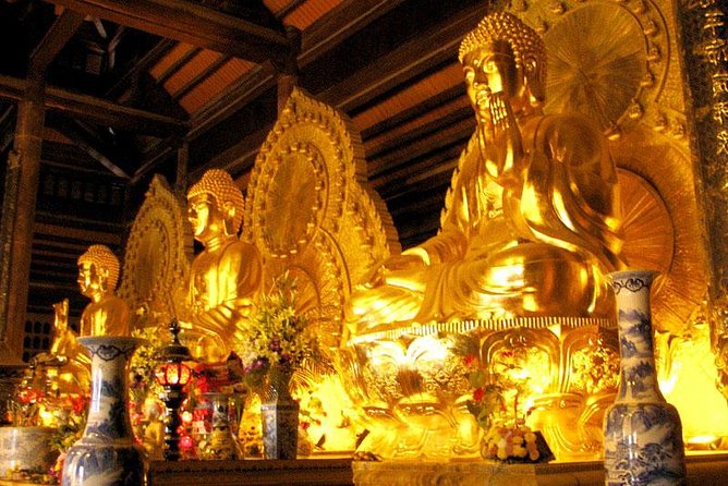 Bai Dinh, Trang An and Mua Cave Day Trip from Hanoi - Bai Dinh Pagoda: Hundreds of Buddhas and an Electric-Car Shortcut