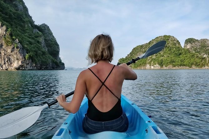 Bai Tu Long Bay Cruises Peaceful and Cozy Group Boat 2D1N - Day 2: sunrise Taichi, breakfast, and the quiet Vung Vieng village