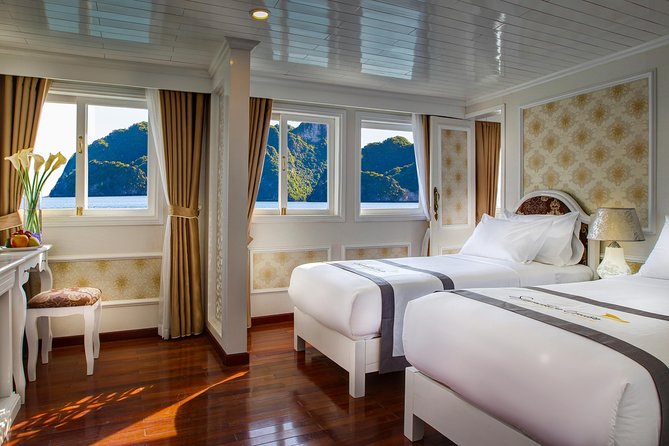 Bai Tu Long bay Luxury Cruise 2D/1N: Less touristy places, Kayaking, full meals - Your Cabin: Private, Air-Conditioned, and Built for Real Rest