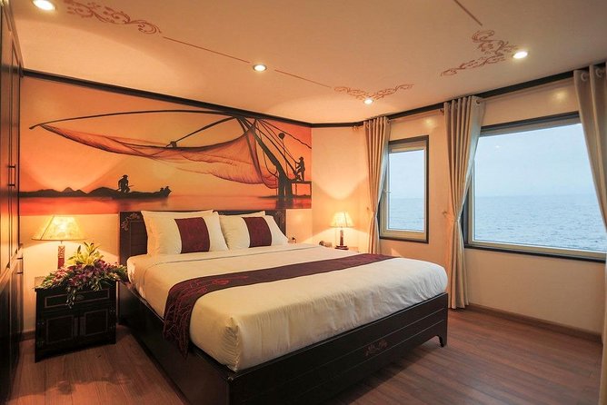 Bai Tu Long Bay Luxury Cruise 2D/1N: Visit Bai Tu Long bay & pristine places - Day 2: Tai Chi Sunrise, Cave Time or Slow Onboard Hours, Then a Late Morning Cruise Back