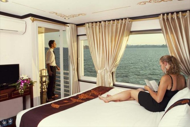 Bai Tu Long Bay Luxury Cruise 2D/1N: Visit Bai Tu Long bay & pristine places - Crew and Guides: English Support and a Friendly Onboard Tone