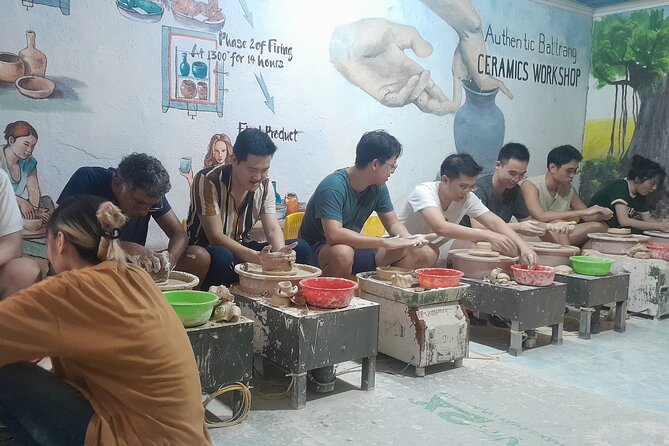 Bat trang Pottery Class in Hanoi Old Quarter/Handmade experience - The Electric Wheel Session: Molding, Throwing, and Learning by Doing