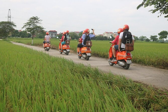 Beautiful Female Riders Vespa Red River Countryside Tour 5 Hours - Small-group pacing: why max 15 feels right