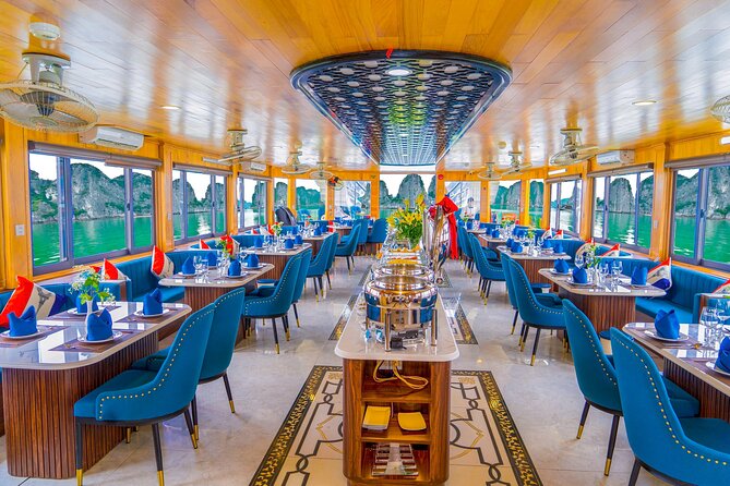 Best Halong 5 star Day Trip, inclusive,buffet,cave,kayak,transfer - Welcome Aboard: Safety Briefing and the Full-Day Cruise Rhythm