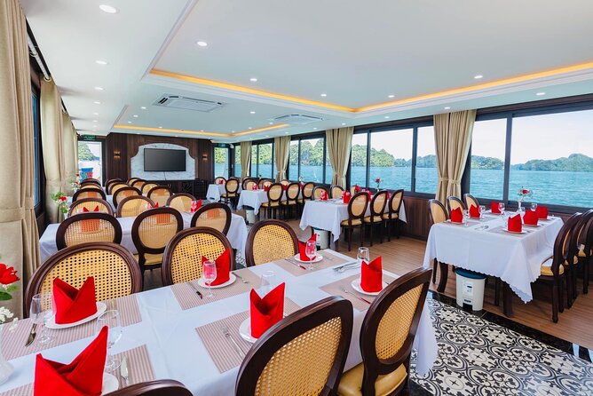 Best Halong Bay Tour One Day On Luxury Cruise 6 Hours Cruising - Luon Cave by Bamboo Boat or Kayak (A Lagoon You Can Feel Up Close)