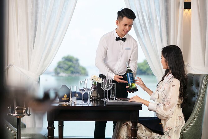 Best Luxury Hermes Cruise to Halong Bay 2 Days 1 Night from HANOI - On-deck and on-ship downtime: pools, spa, bar, and quiet luxury