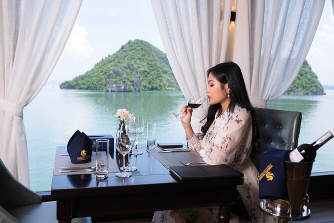 Best Luxury Hermes Cruise to Halong Bay 2 Days 1 Night from HANOI - Food on board: what’s included and how to manage costs