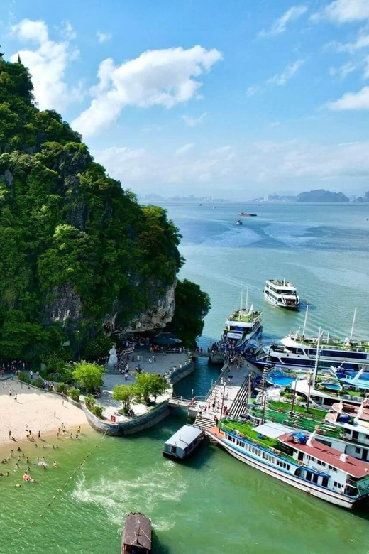 Best Price Ha Long Bay Day Trip with Kayaking and Cave Visit - Titop Island: swim, hike, and manage your sun time