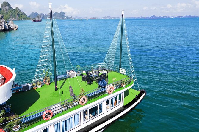 Best Price Halong 5 Star Day Cruise Buffet, Pool ,Sunset party - Price and value: what you’re actually buying for about $36.41