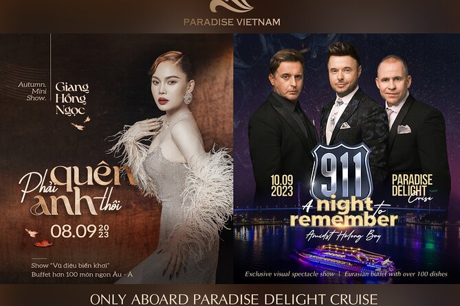 Buffet on Paradise Delight Dining Cruise Halong Bay Tour - Boarding in Ha Long Bay: where you start and how it feels