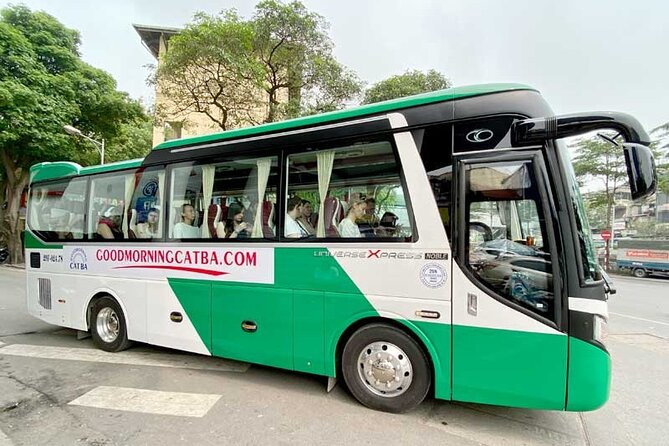 Bus Ha Noi to Cat Ba island - From Hanoi Old Quarter to Hai Phong Harbor: AC, Snacks, and a Real Break