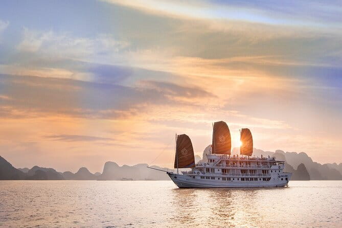 Carnival Cruise: Halong Luxury Cruise Day Trip -Swim, Kayak, Cave - Ti Top Island Views and the Sunset Party: Swim, Hike, or Both