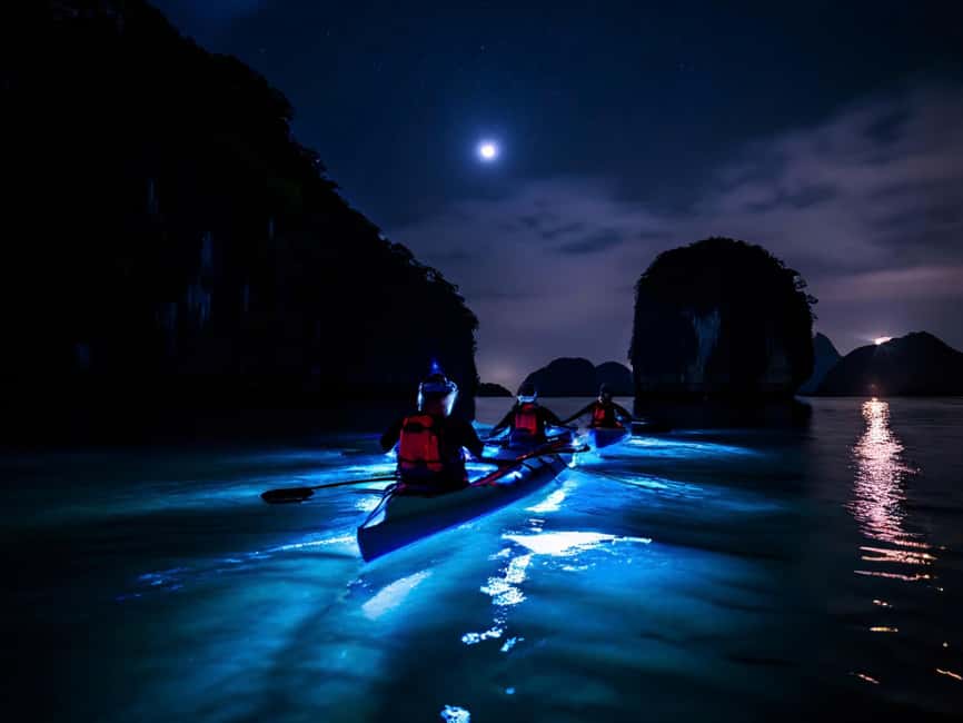 Cat Ba: 2-Day Lan Ha Bay Cruise with Plankton Excursion - The night plankton kayak: the starry-water moment