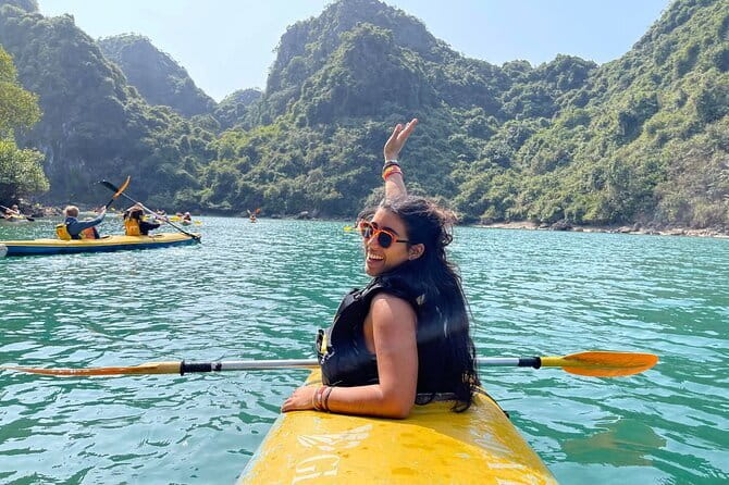 Cat Ba: Lan Ha Bay & Ha Long Bay Boat Trip, biking, kayakin,lunch - The Lan Ha Bay to Ha Long Bay formula: better than a one-bay day