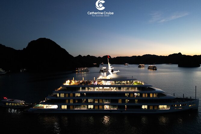 Catherine Cruise Halong Bay 2 Days/1 Night on 6 Star Cruise - Meals onboard: Vietnamese cuisine, seafood focus, and how the cooking class fits