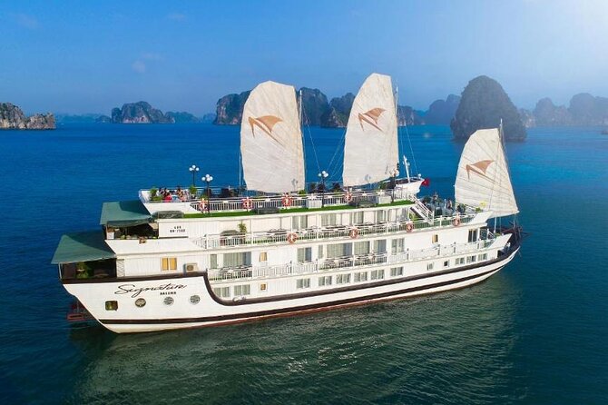 Charming Cruise 2-day Explore Halong Bay from Hanoi - Day 2: Dark and Light Cave plus kayaking or bamboo boat (free)