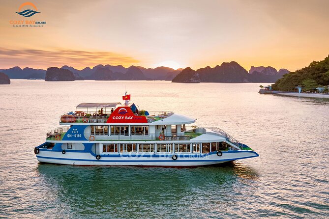 Cozy Bay Halong 5-Star Day Cruise, Buffet, Cave, Kayak, Swimming - Price and logistics: what $48 really buys you