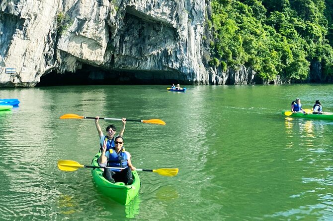 Crown Legend Cruise Ha Long 2 Days 1 Night - Booking through THE SINH CAFE TRAVEL: Tommy and Quynh matter