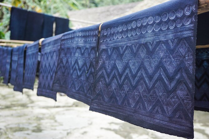 Da Bac Discovery trek and tour 2D1N - Homestay evening: textile work, volleyball, and a meeting with an old man