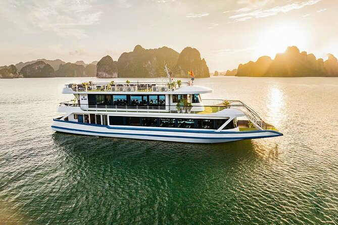 DELUXE Halong Cruise 1 Day Tour From Hanoi - Daily Operated - Luxury Cruise (Lan Ha Bay): More Time and Cave Rowing