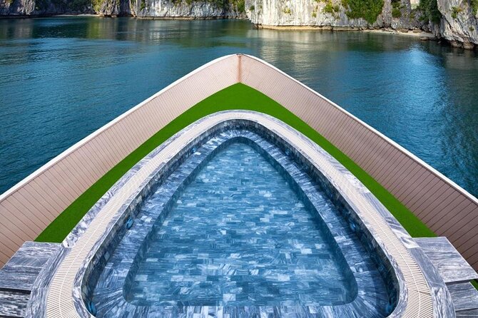 Doris 5 Star Cruise 2 Days 1 Night(Ha Long Bay+Lan Ha Bay) - Day 1 on the water: Halong Bay, Lan Ha lagoons, and Ba Trai Dao time