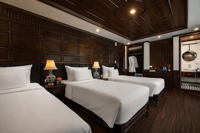 Doris 5 Star Cruise 2 Days 1 Night(Ha Long Bay+Lan Ha Bay) - Your cabin and meals: what the included comforts really buy you