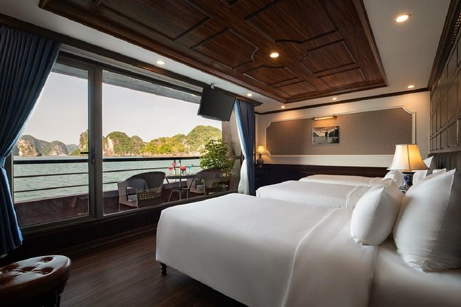 Doris Cruise 5 star cruise 2 days visiting Halong Bay Lan Ha Bay private balcony - Timing and pacing: what a packed schedule feels like