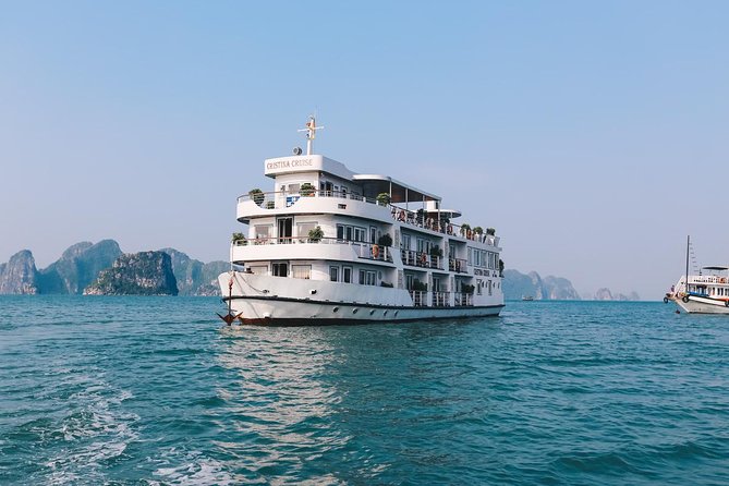 Elite of The Seas Cruise 2Days/1Night included Transfer Limousin - Day 1 in Motion: Halong Bay Sunrise, Caves, and On-Board Time