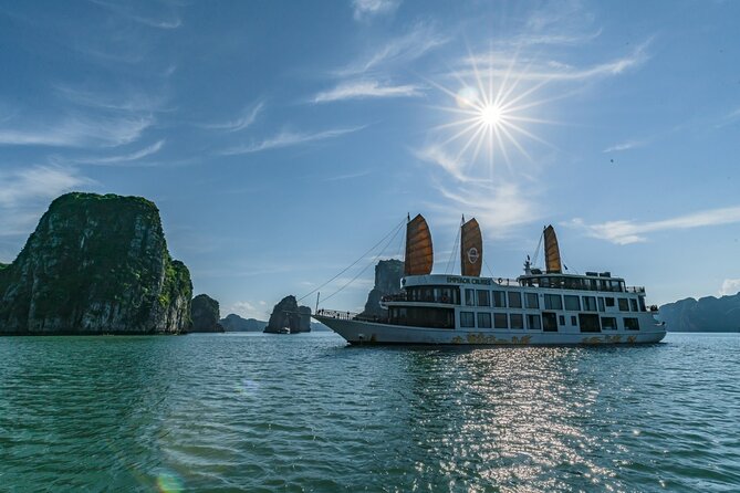 Emperor Cruises Experience 2 Days 1 Night in Halong Bay. - A two-day Halong Bay cruise that stays human-sized