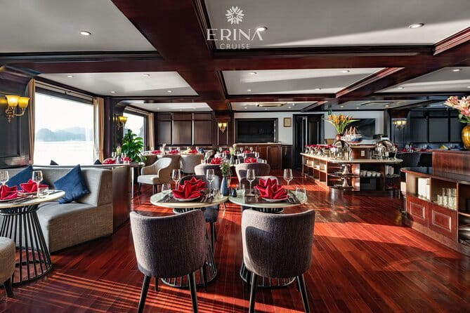 Erina Cruise 5-star cruise 2 day visit Lan Ha Bay private balcony - Timing Day 2: leaving the bay without feeling rushed